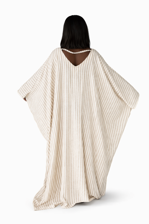 Boubou elegant à rayure