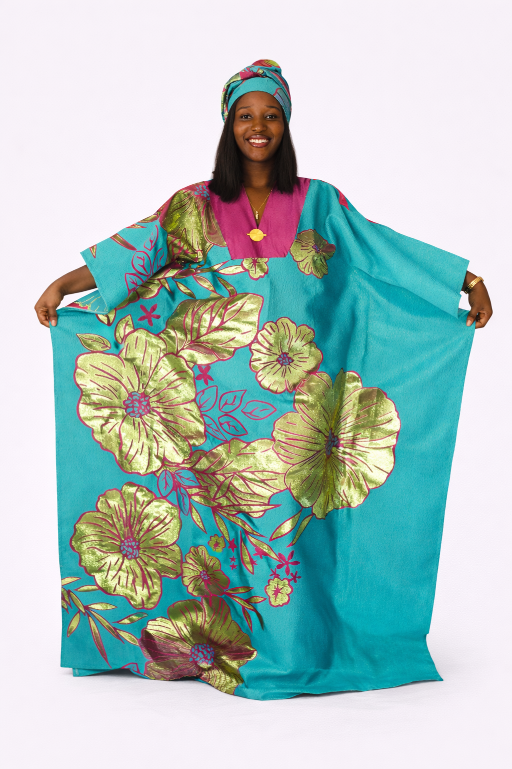 Boubou imprimé floral