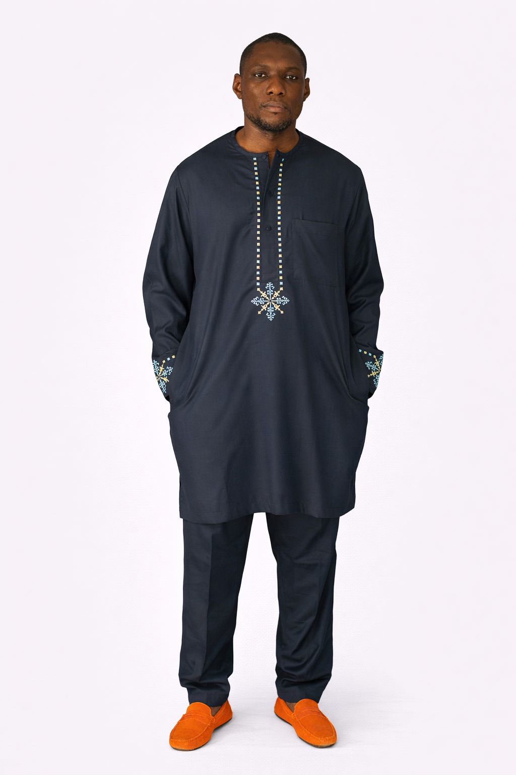 Tunique Classique homme brodé